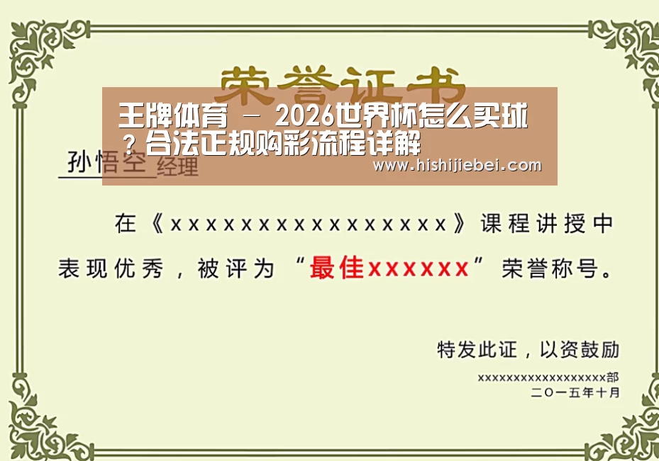 荣誉证书二(图1)